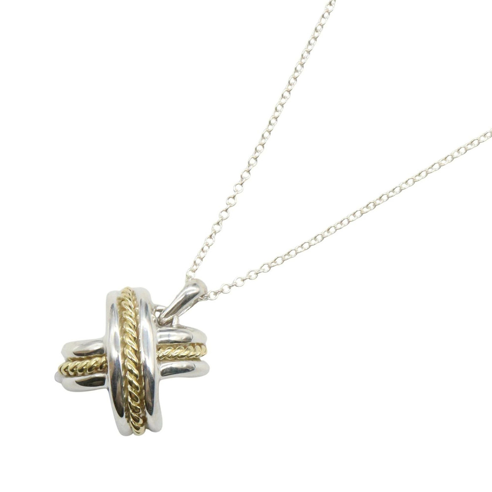 Tiffany Co Signature Necklace Yellow Gold